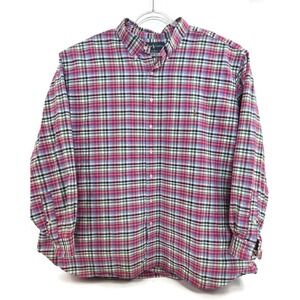 Ralph Lauren Shirt Mens 4XB Multi Color Plaid Classic Fit Long Sleeve‎
